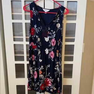 Floral Navy Dress